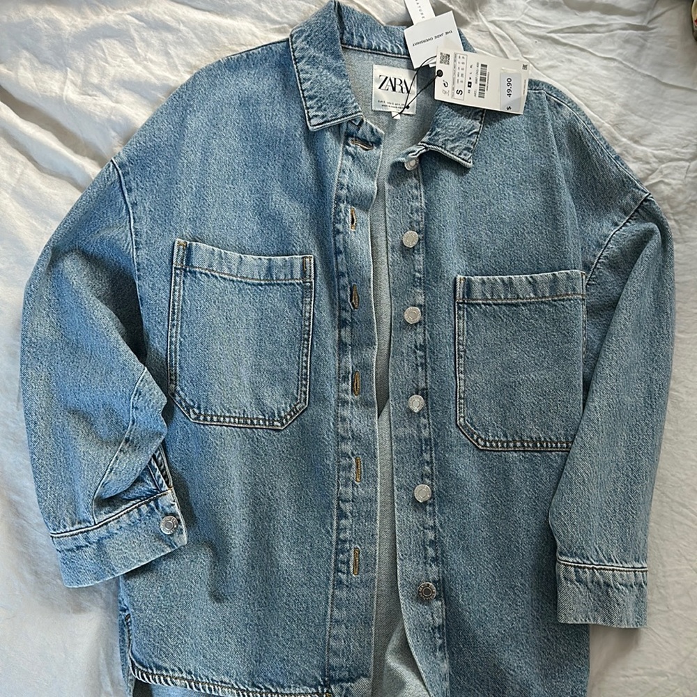Zara denim artist jacket / overshirt